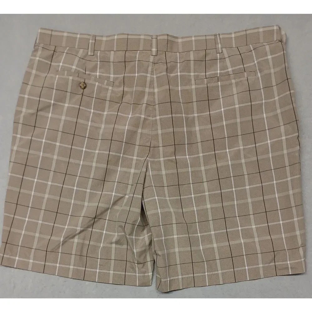 PGA Tour (No Size) Men's Multicolor Plaid Dri-Fit Dress Shorts